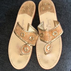 Jack Rogers Gold sandal